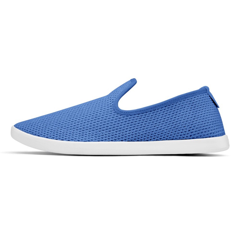 Allbirds Women\'s Slip-Ons Blue - Tree Loungers - 92681UKPL